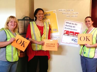 Left to Right: Leslie Jo, Maringi, Amanda of Bridgeport Place.