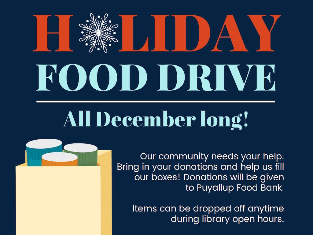 holiday canned food drive