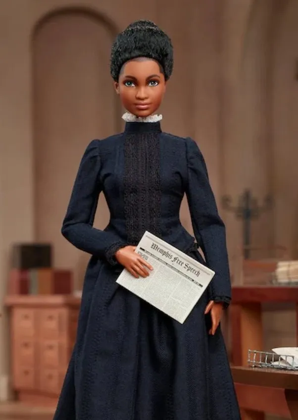 Ida B. Wells Barbie Doll. Image Source: Ida B. Wells Memorial Foundation.